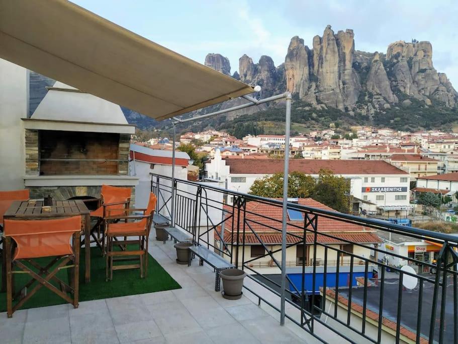 Best View Of Meteora In "Stavros Home" カランバカ エクステリア 写真